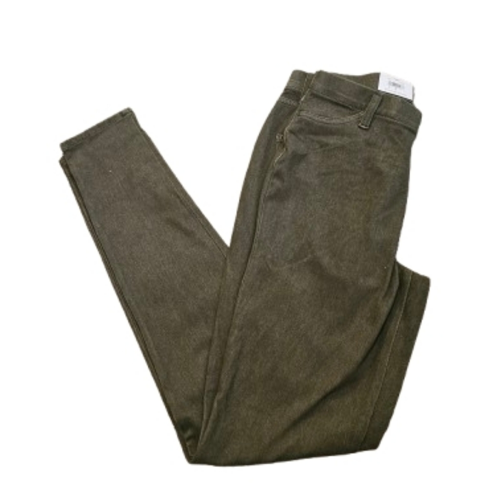 Time And True Olive Green High-Rise Jeggings NWT